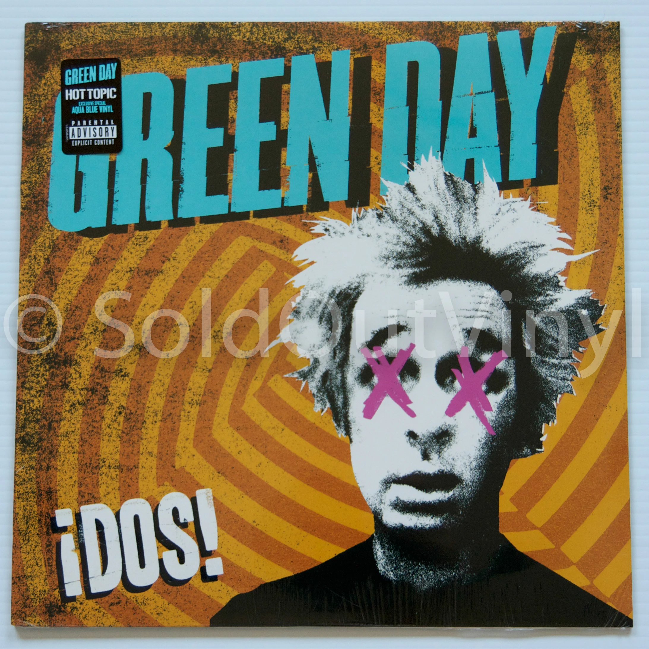 Green Day - Dos Vinyl - Limited Aqua Blue LP — SoldOutVinyl